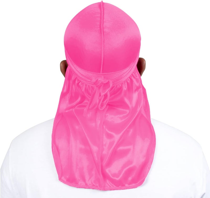 ForceWave 2 Pieces Silky Durag Pack for Men Women Waves, Premium Satin Deluxe Du-rag - Image 3